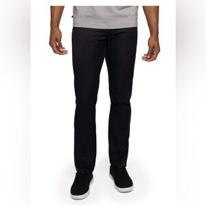 NWT Travis Mathew Open To Close Golf Pants Men's 38 Heather Black 1MT435 Stretch